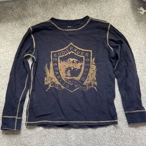 Navy sweatshirt